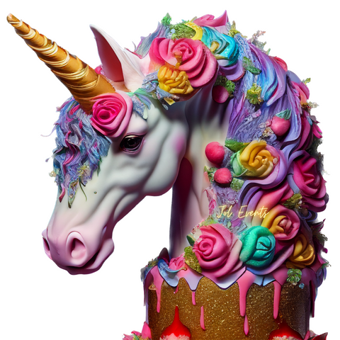 Creative Customised Unicorn theme cake