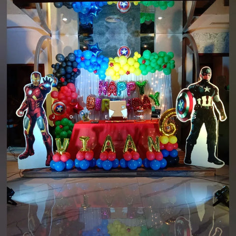 Superhero Training Camp Theme Decoration for summer birthday party pune