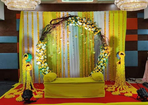 haldi ceremony decoration