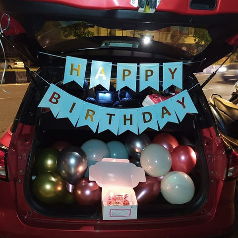 car trunk surprise decoration