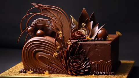 Fancy chocolate cake