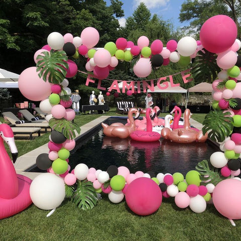 Flamingo Theme decoration for birthday