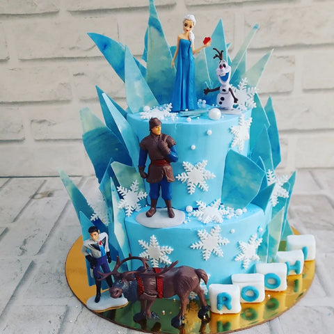 Creative Customised  frozen theme cake
