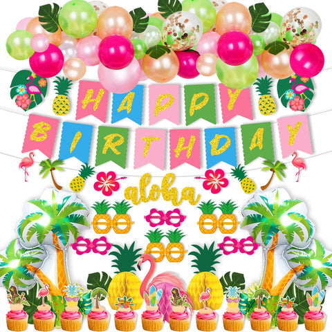 Hawaiian Luau Party theme decoration pune