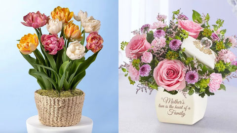 Mothers day flower arrangement