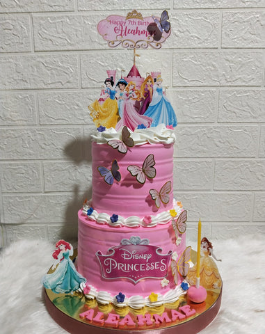 Creative Customised Princess theme cake