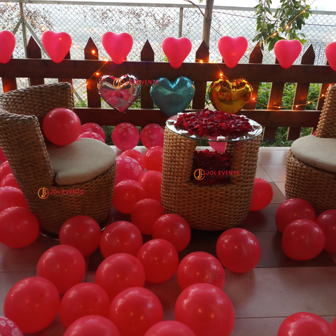 romantic table decoration for husband birthday at home