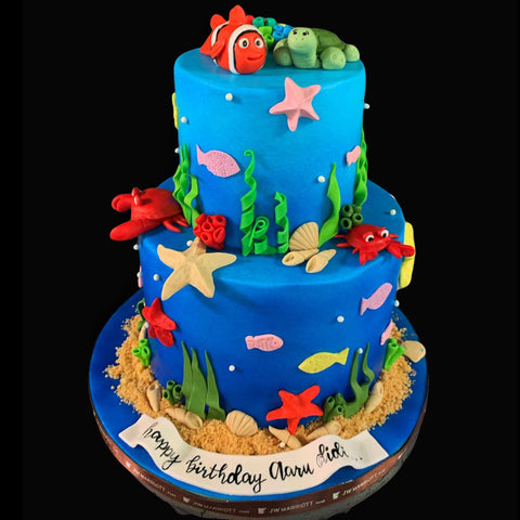 Creative Customised  sea theme cake