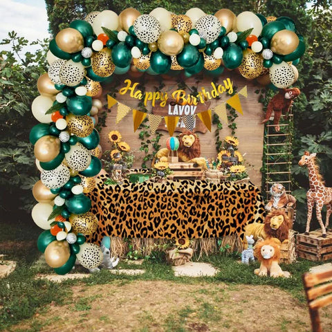 Tropical Jungle Party decor