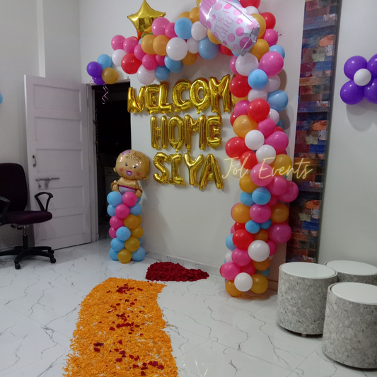 Welcome Back Home Decoration Pune  Heartwarming Welcome Decor – jolevents