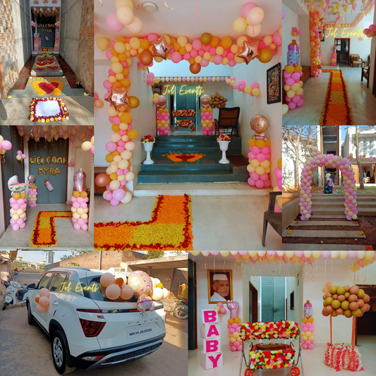 Welcome Back Home Decoration Pune  Heartwarming Welcome Decor – jolevents