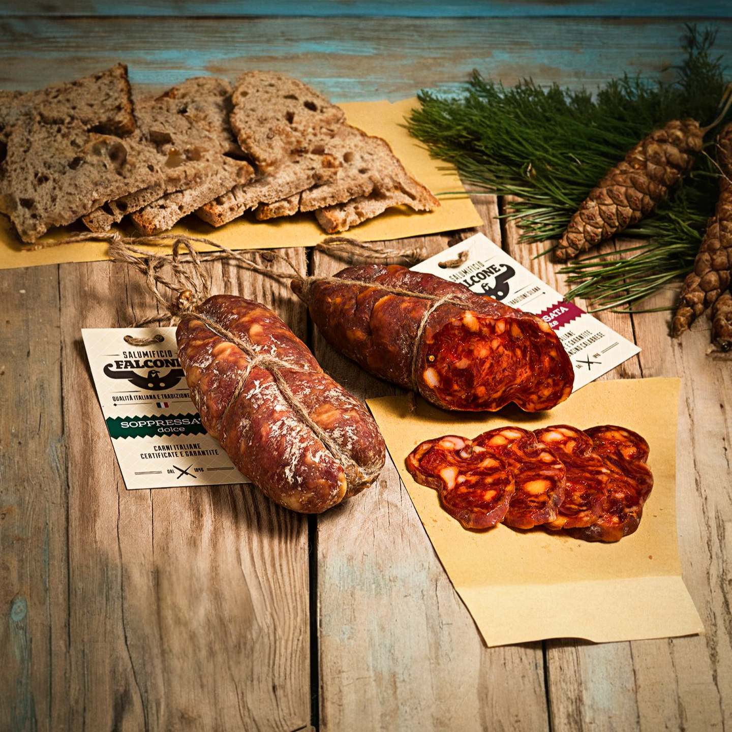 Soppressata Calabrese Artigianale con Aromi naturali della Sila - Nonno Gino product image