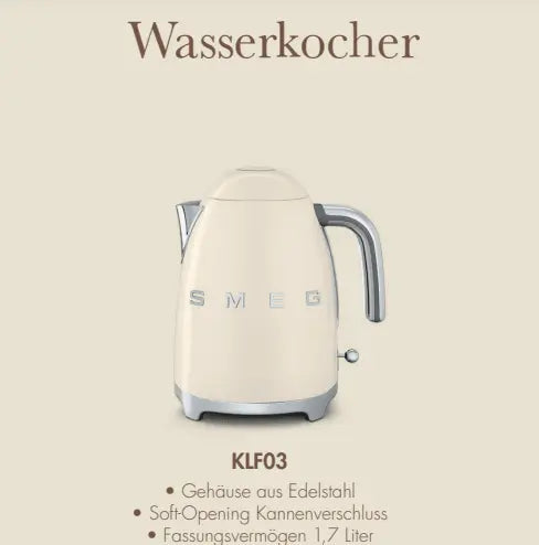 KLF03 Wasserkocher - Smeg-Point