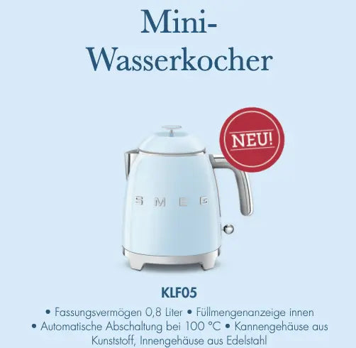 KLF05 Mini-Wasserkocher - Smeg-Point