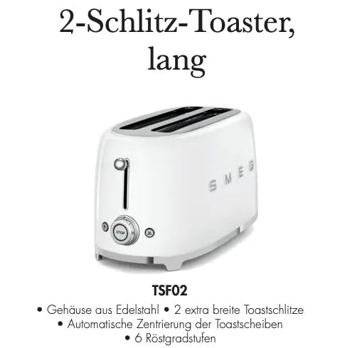 TSF02 - 4 Scheiben Toaster - Smeg-Point