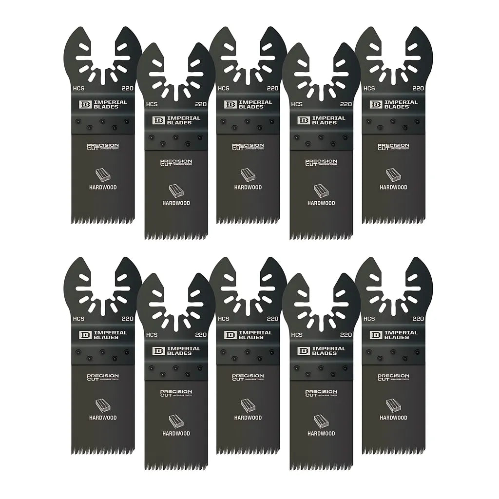 Imperial Blades IBOA220-10 One Fit™ 1-1/4" Japanese Tooth Hardwood Blade, 10PC