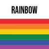 Rainbow Pride Flag with Label | LGBTQ Pride Flags