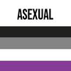 Asexual Pride Flag with Label | LGBTQ Pride Flags