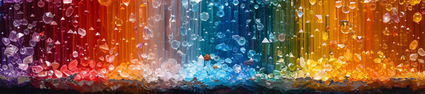 Rainbow Gemstone banner graphic