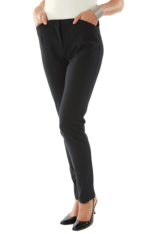 Black Cotton Stretch Capri Dress Pants – Moon Behind The Hill