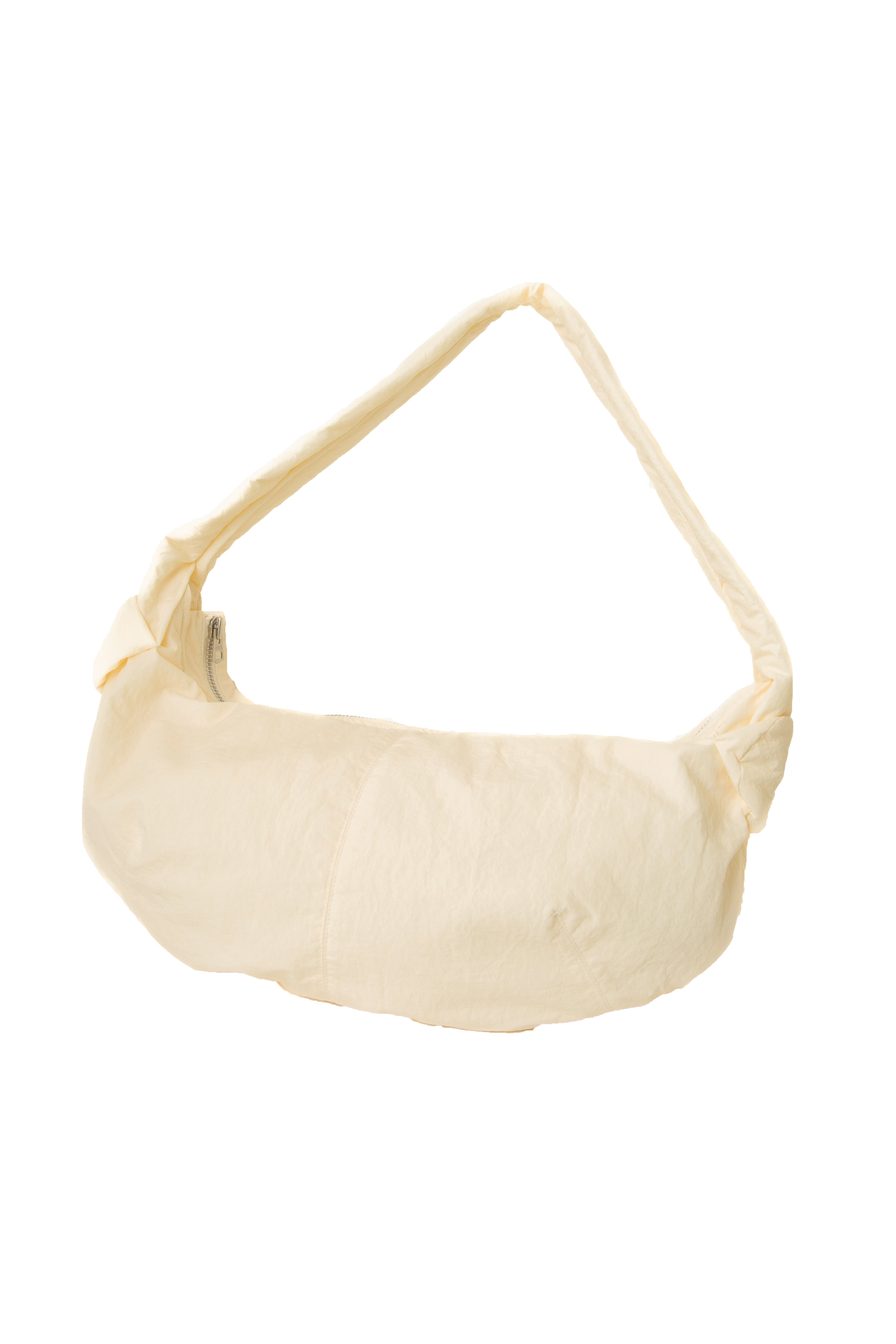 CRUSH CYLINDER CROSS BAG / OFF WHITE｜FLUSS ONLINE STORE – fluss