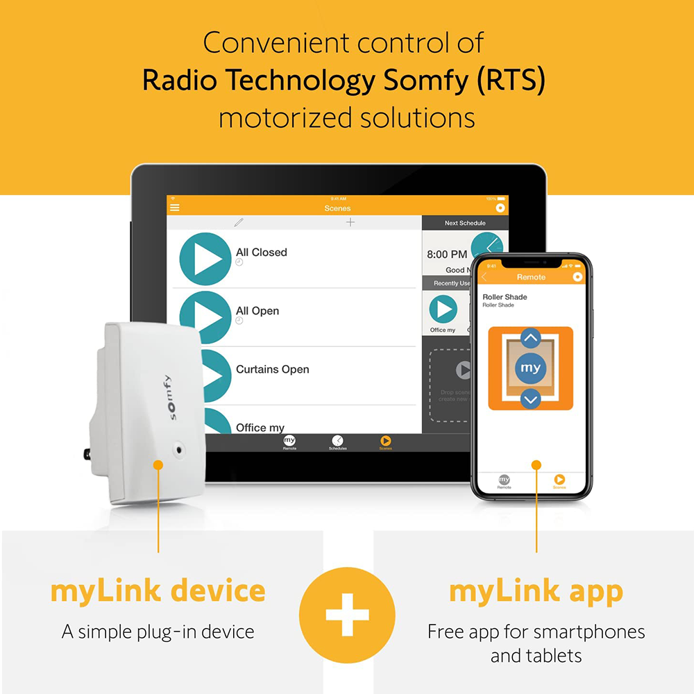 Somfy myLink RTS and Tablet Interface | Automated Pro