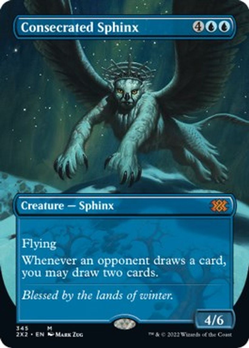 Consecrated sphinx (borderless) foil