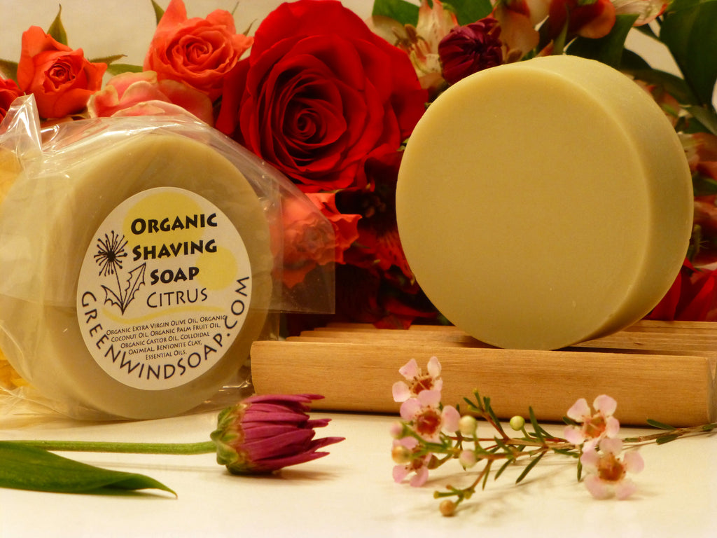 Organic Shaving Soap Citrus - Green Wind Soap