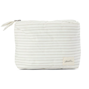 On The Go Pouch - Stripes Away Pebble Grey - Little Waves Kids
