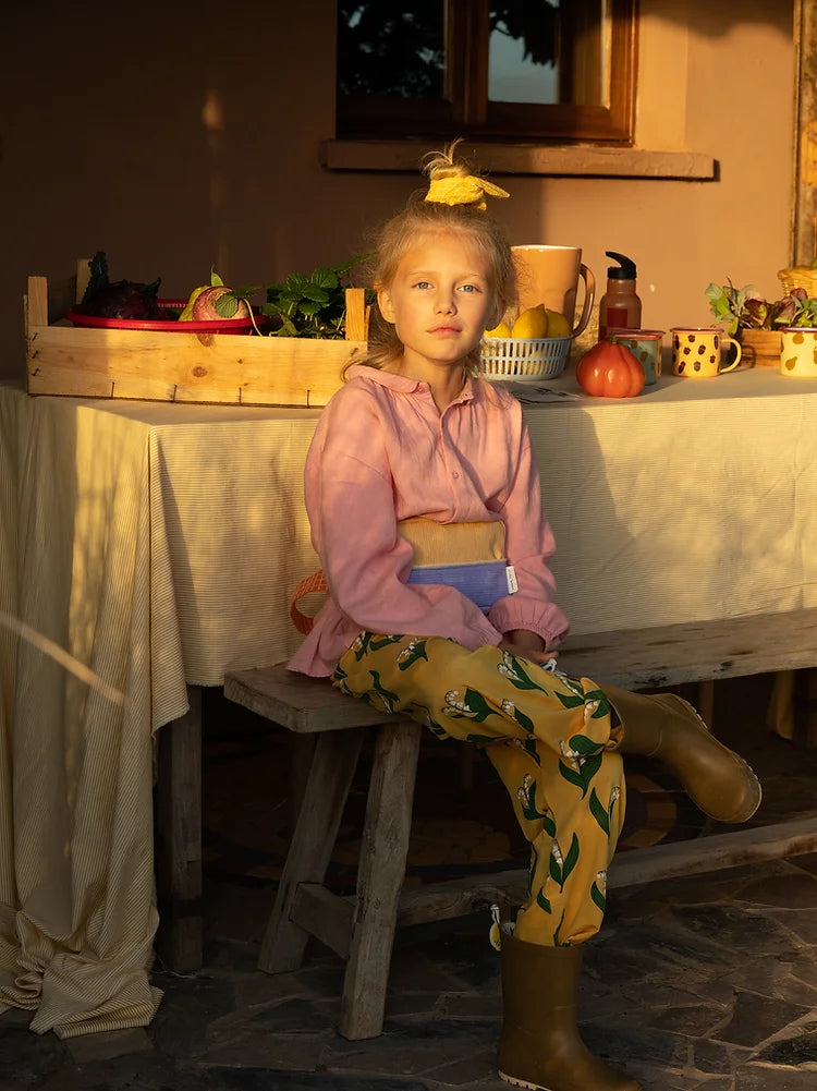 fannypack small | farmhouse | corduroy | pear jam + blooming purple