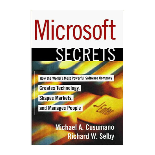 Book cover for Microsoft Secrets by Michael A. Cusumano and Richard Selby