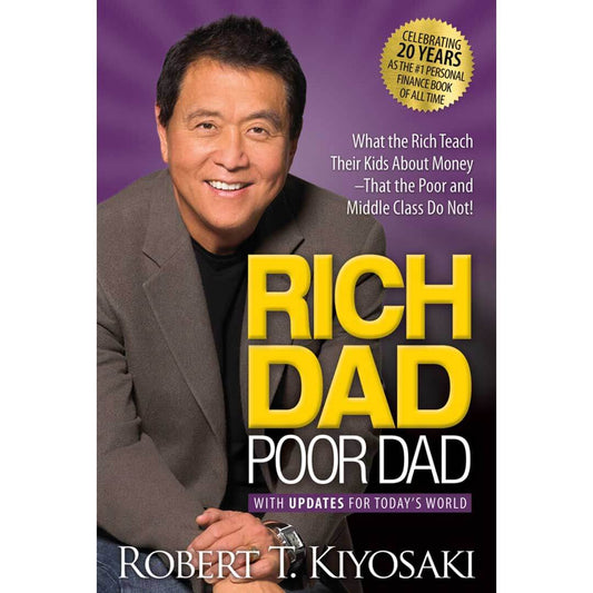 Book cover for Rich dad poor dad by Robert T. Kiyosaki