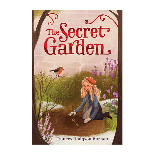 Book cover for The secret garden by Frances Hodgson Burnett