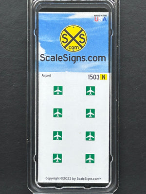🟡 Air Port - ScaleSigns.com
