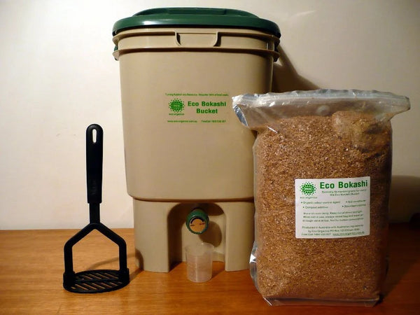 Bokashi bin food disposal alternative
