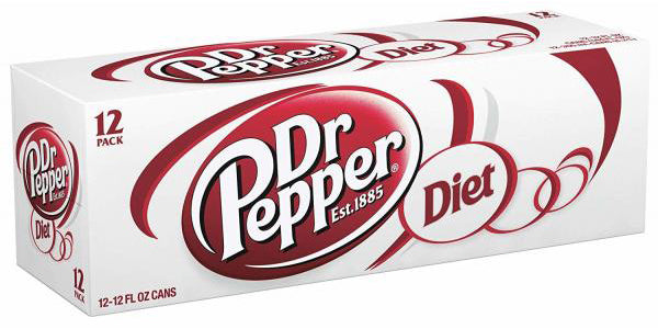 dr pepper diet 12er tray