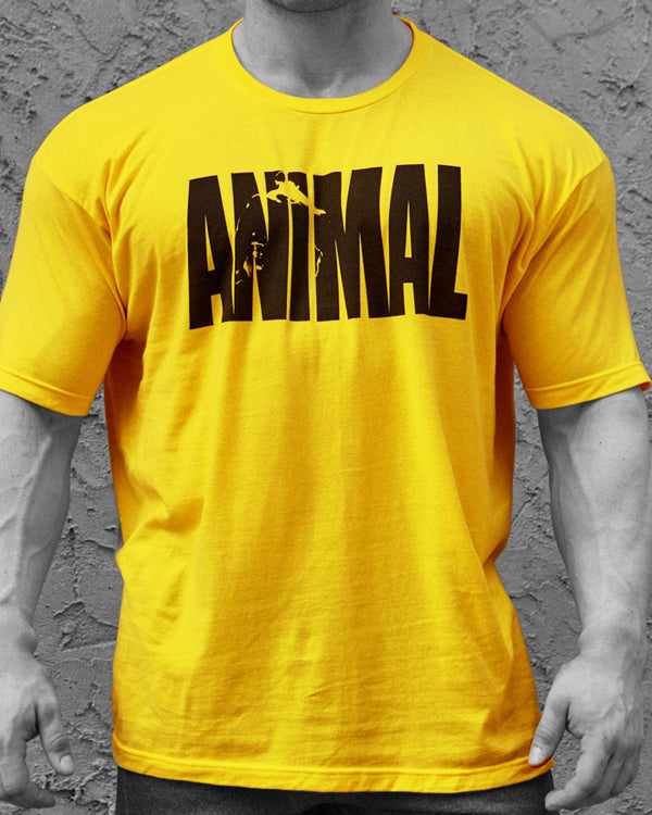 Universal T-SHIRT ANIMAL gelb yellow günstig kaufen
