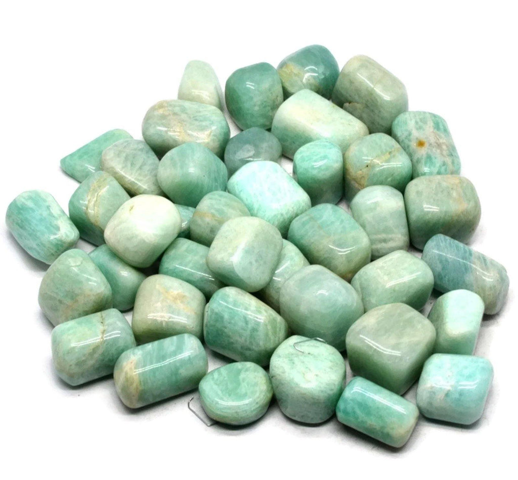 Amazonite Tumbled 10 Piece Healing Crystals India