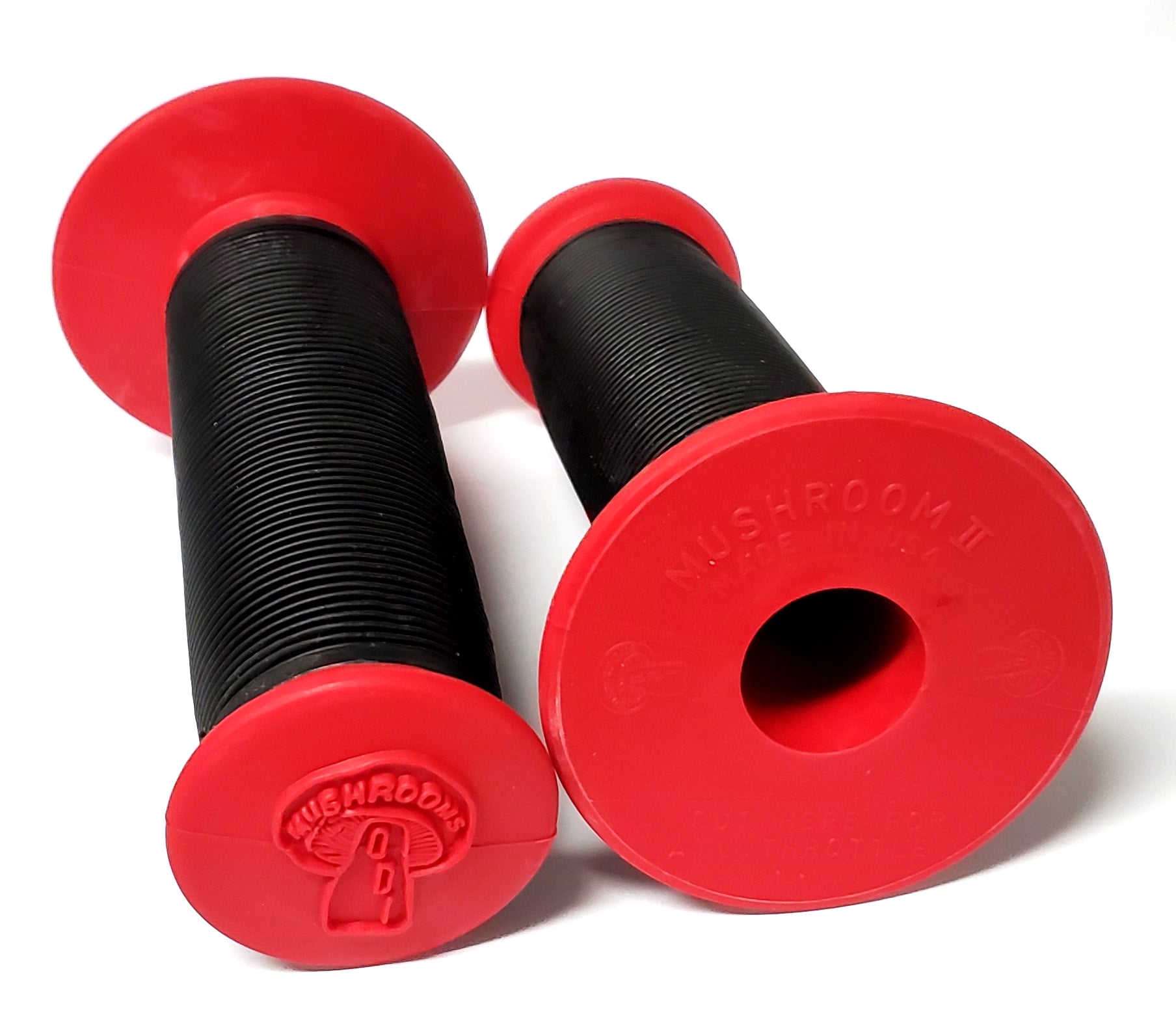 red bmx grips