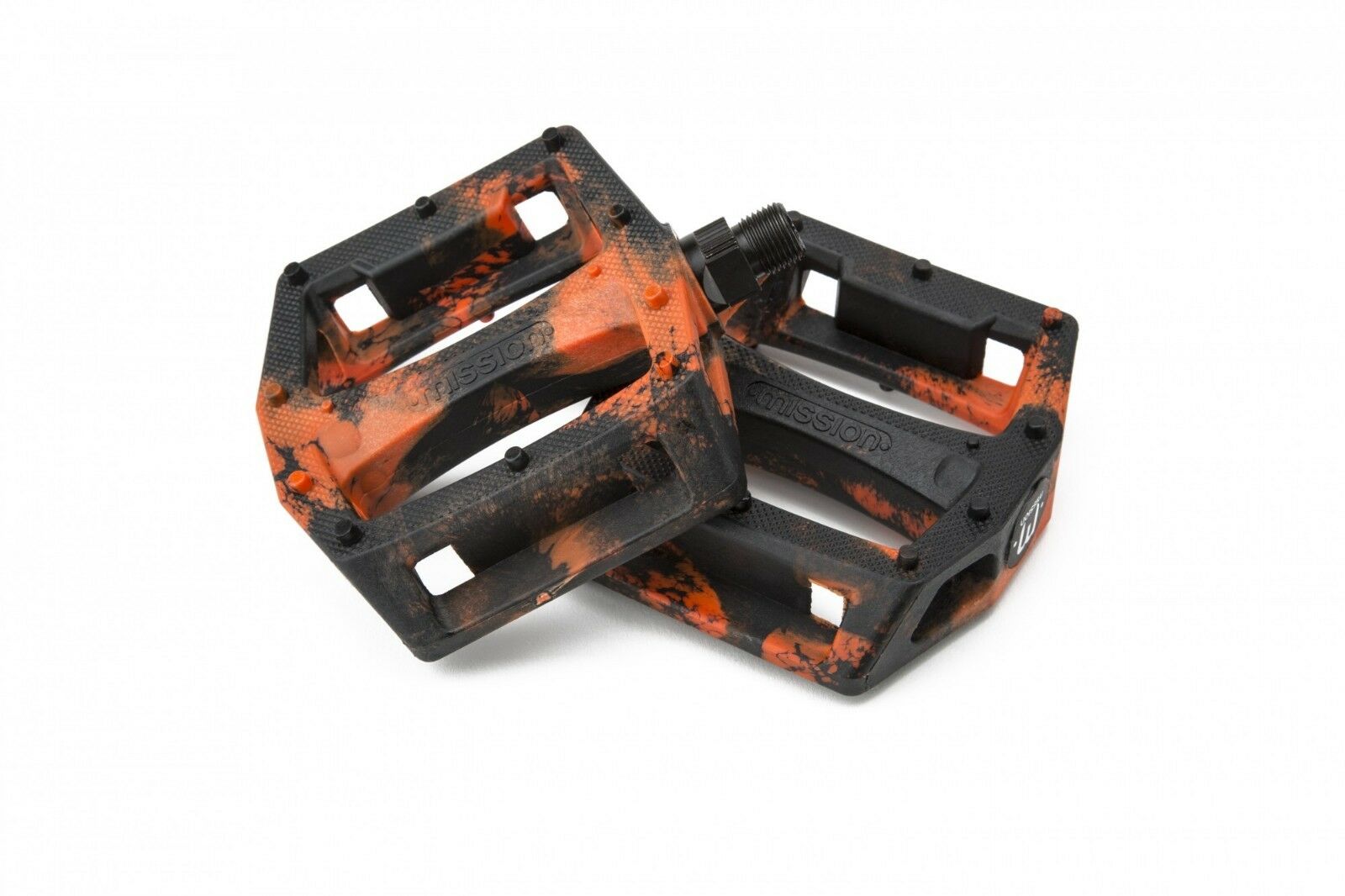 orange bmx pedals