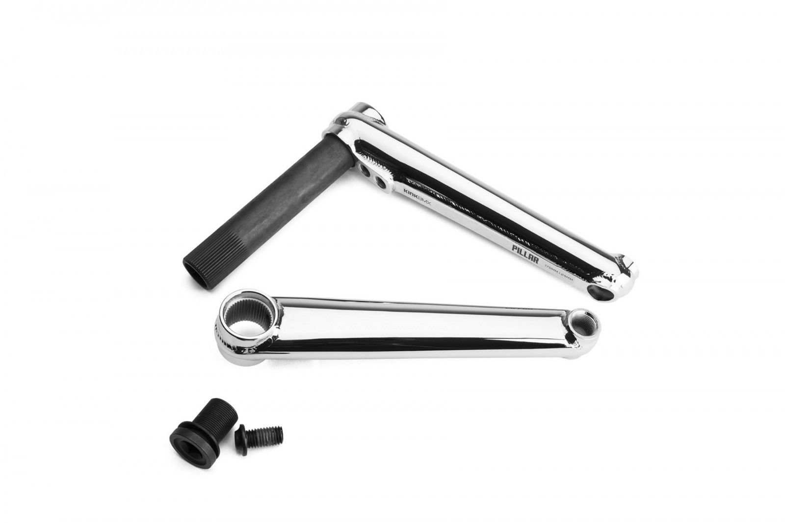 chrome bmx cranks