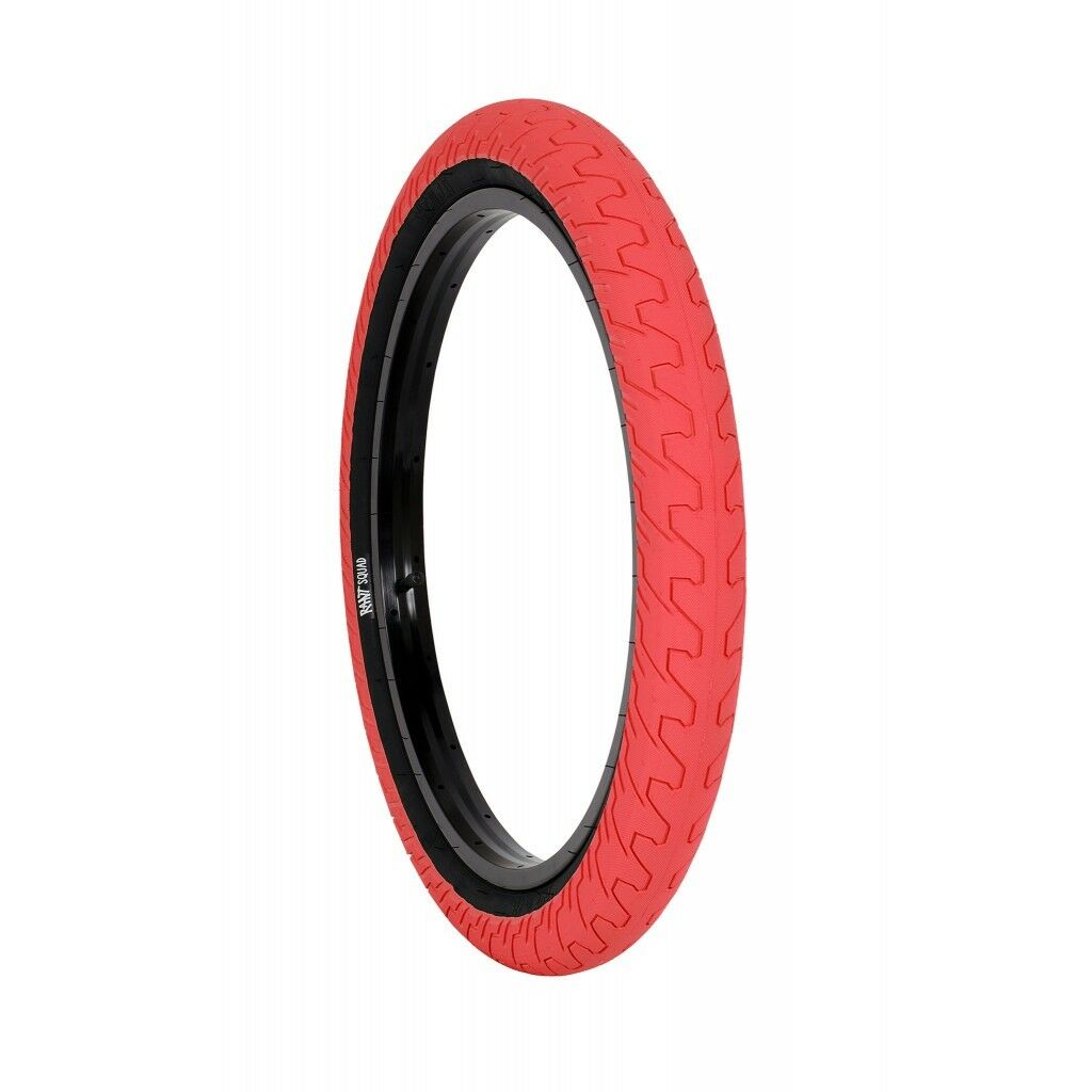 red and black bmx tires