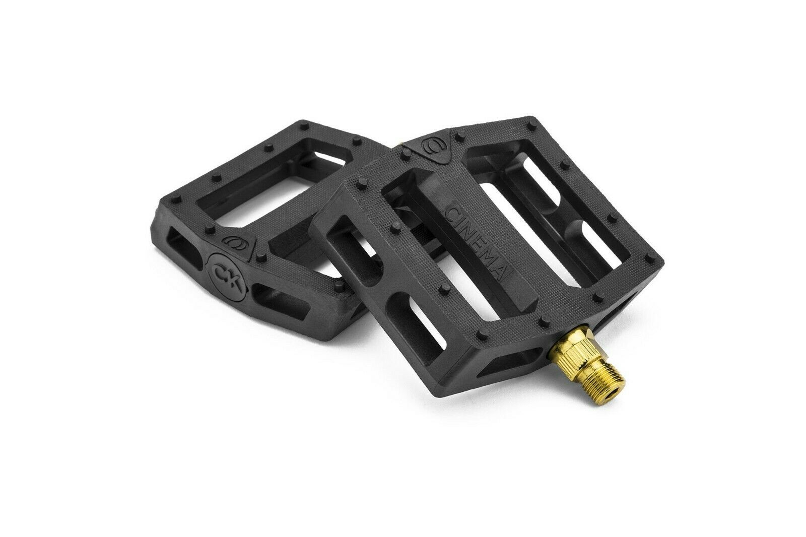 gold bmx pedals