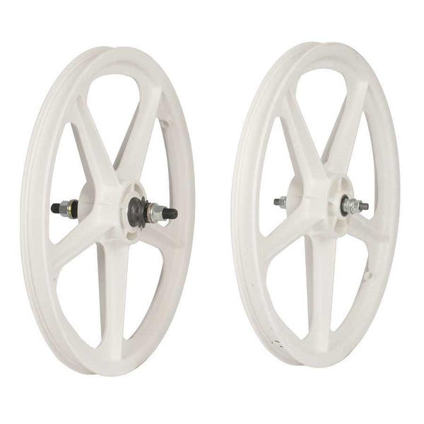 white bmx mag wheels