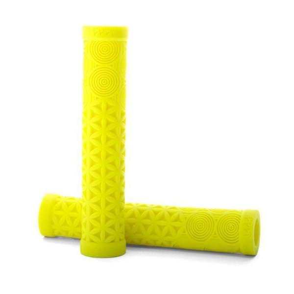 yellow bmx grips