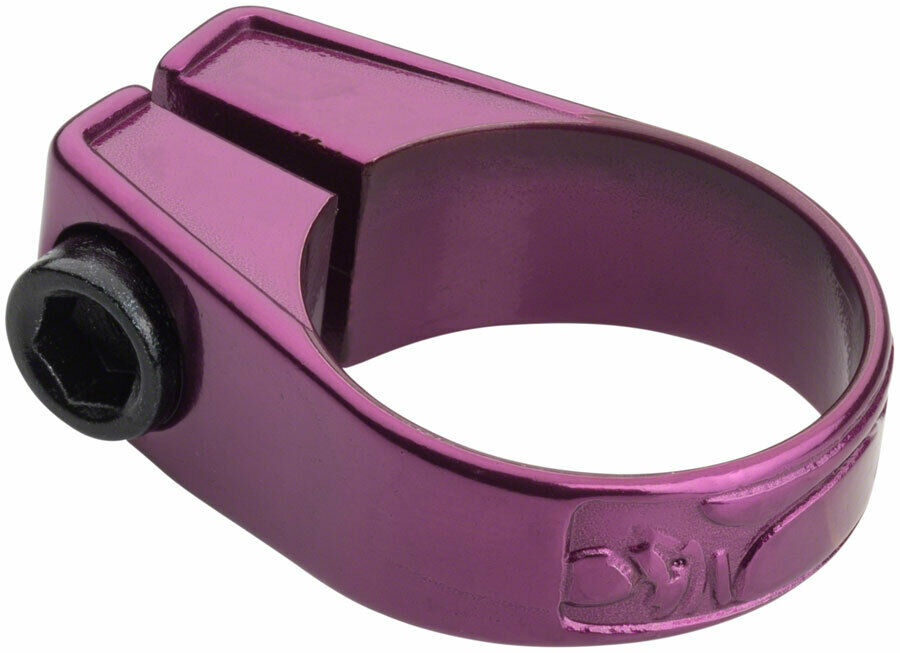 purple seatpost clamp