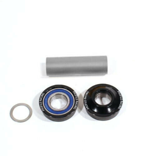 Odyssey 22mm Euro BMX Bottom Bracket Set - Black - BMXGuru.com