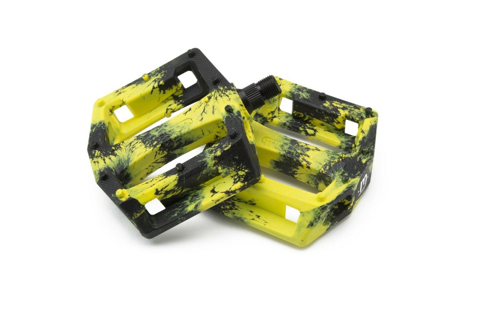 yellow bmx pedals