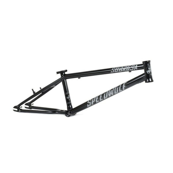 black bmx frame