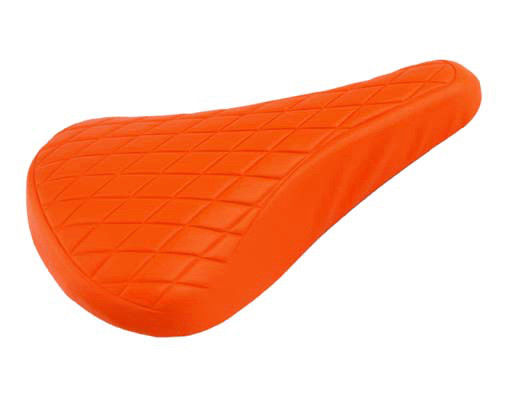 orange bmx seat